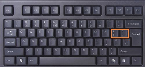 电脑键盘括号输入全攻略