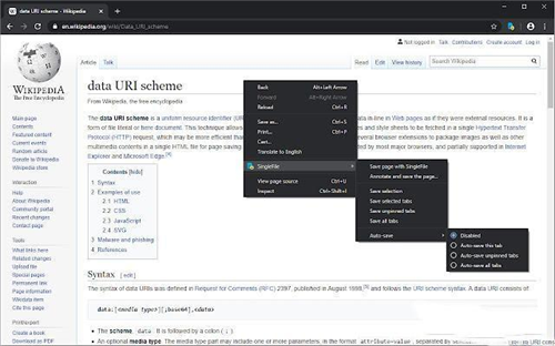 SingleFile(u7f51u9875u4fddu5b58u63d2u4ef6) 